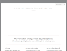Tablet Screenshot of mcculloughmediation.com